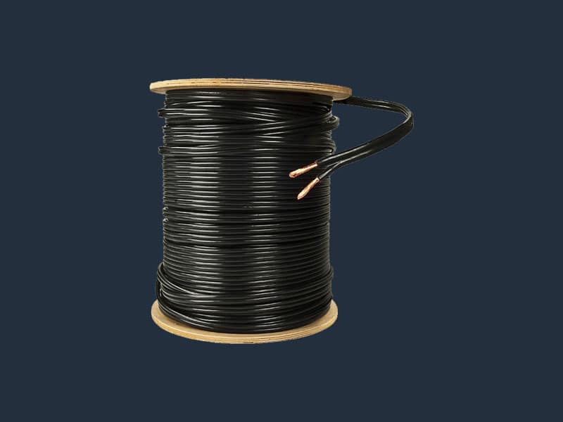 spool of low voltage cable