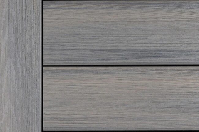 Decorators Venture decking board in Saltwater color.